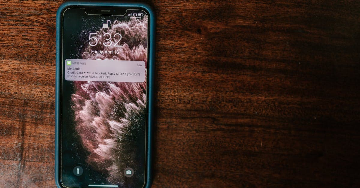 Banking app open on a phone screen