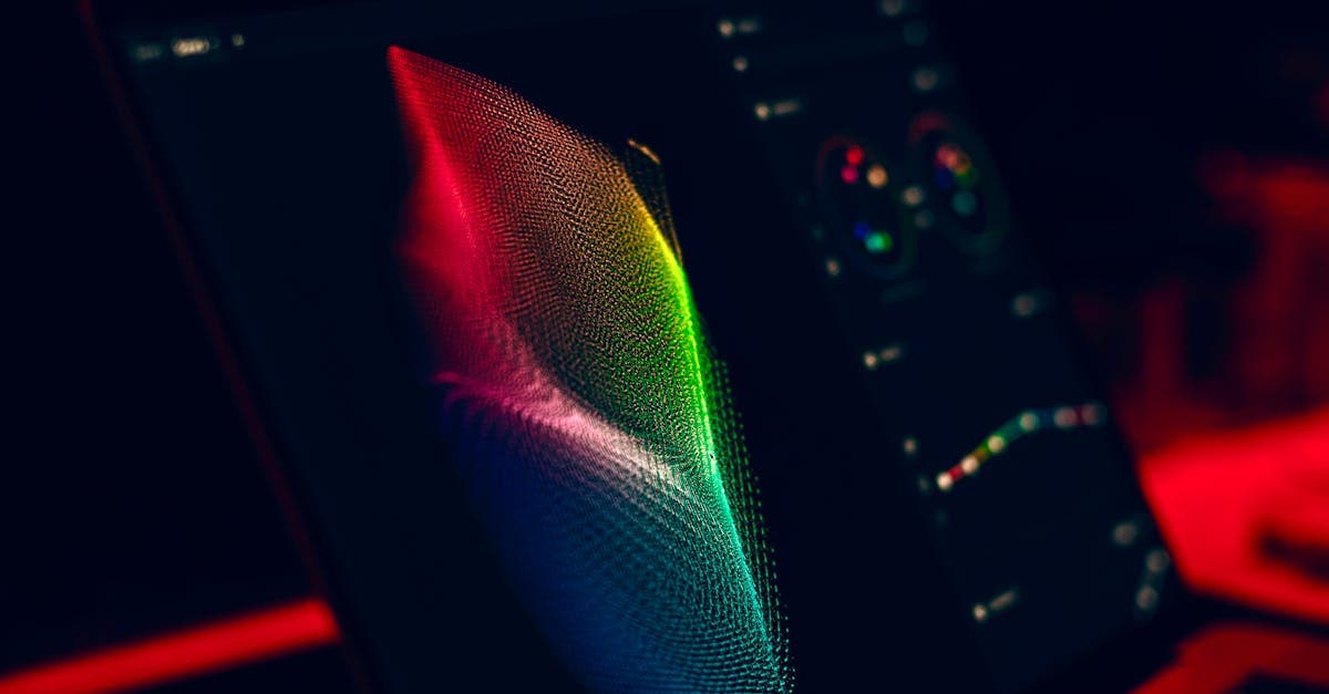 Digital art on a display screen