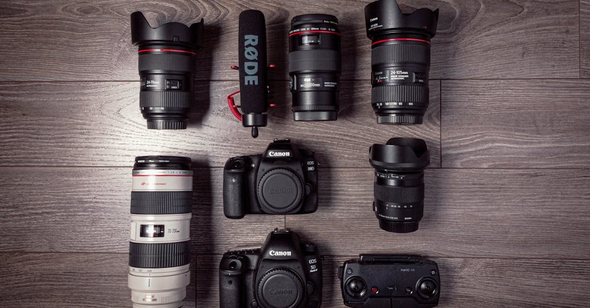 Camera and lens photography equipment